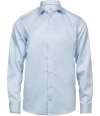 T4020 4020 Tee Jays Luxury Comfort Fit Long Sleeve Oxford Shirt Light Blue colour image